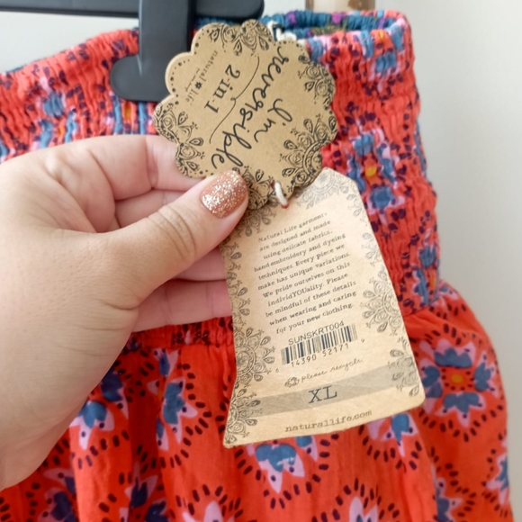 NWT Reversible Boho Skater Skirt - Picture 7 of 16